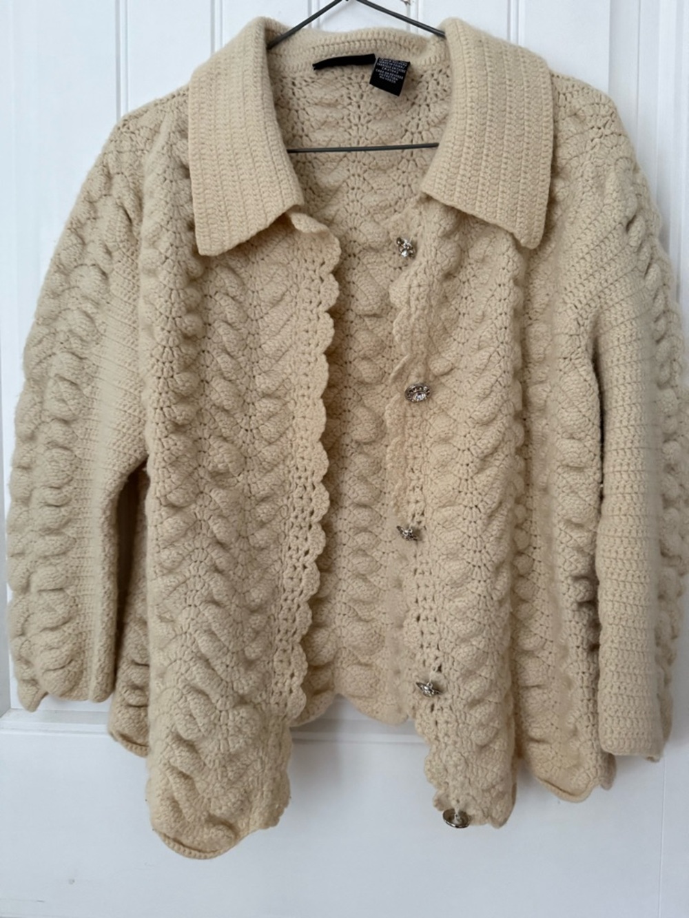 Vintage Wool Knit Cardigan